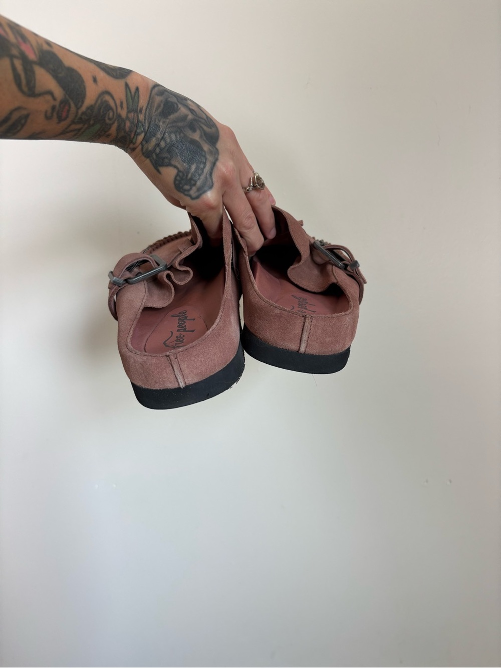 Free People After Riding Suede Mules - Picture 7 of 9